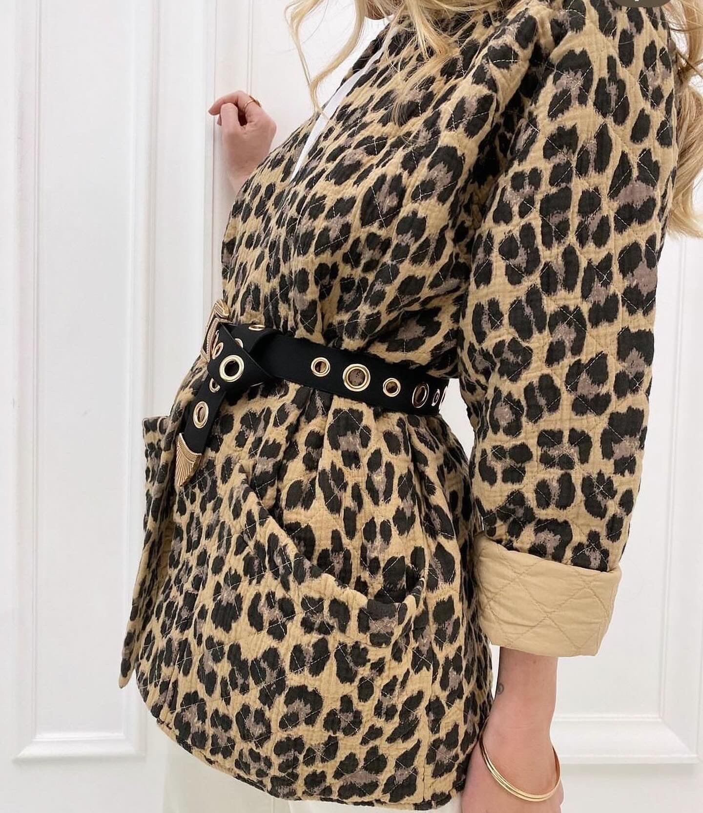 MILE | Animal print pocket jacket