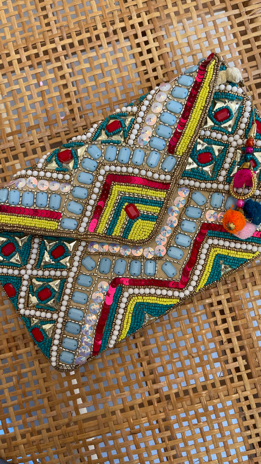 INDIA | Clutch with stones