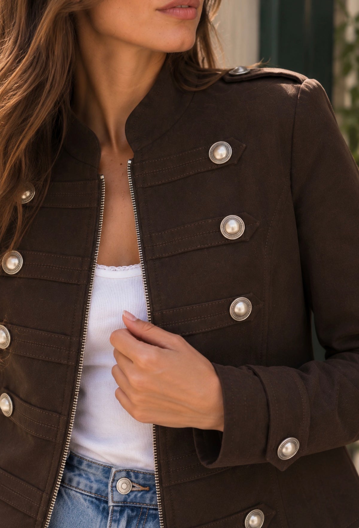 MILITARY JACKET HAVANA