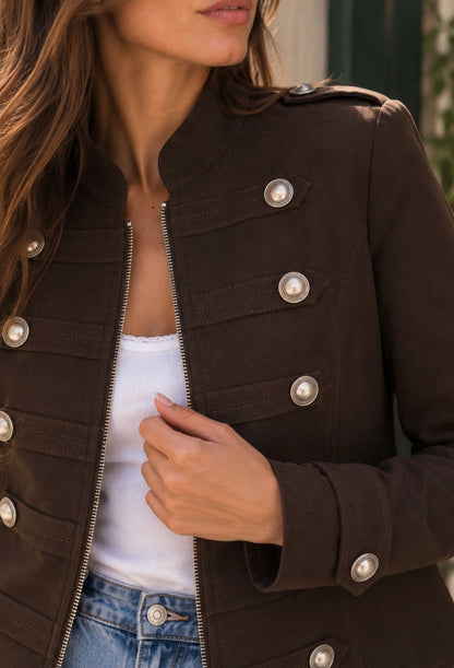 MILITARY JACKET HAVANA