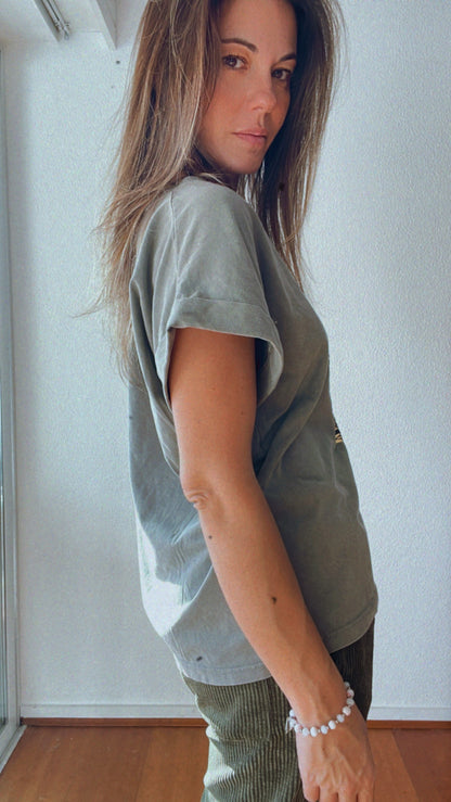 GOLD SKULL | printed t shirt