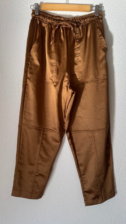 CHICAGO | Pantalones cargo de satén
