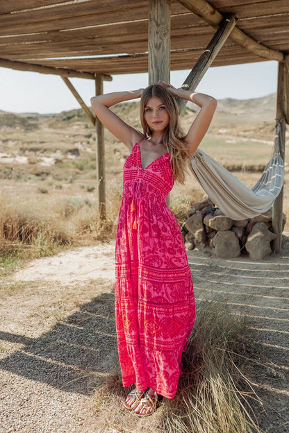 FLAMINGO MAXI DRESS