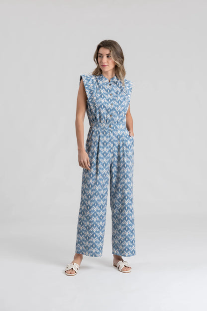 SAL | Macacão com estampado étnico