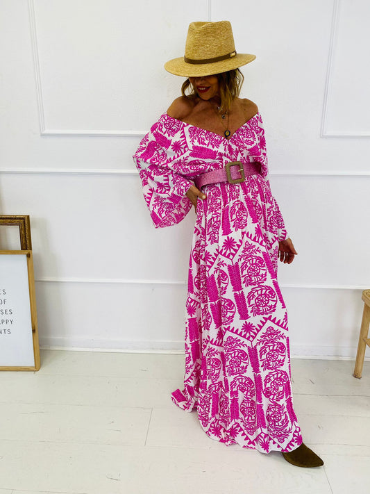 IBIZA | Vestido largo estampado