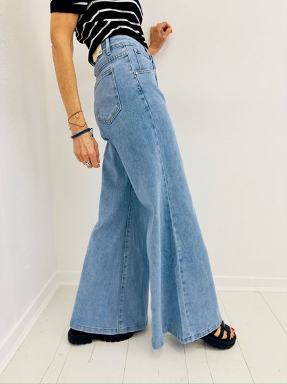 GISELLE| Jeans wide leg