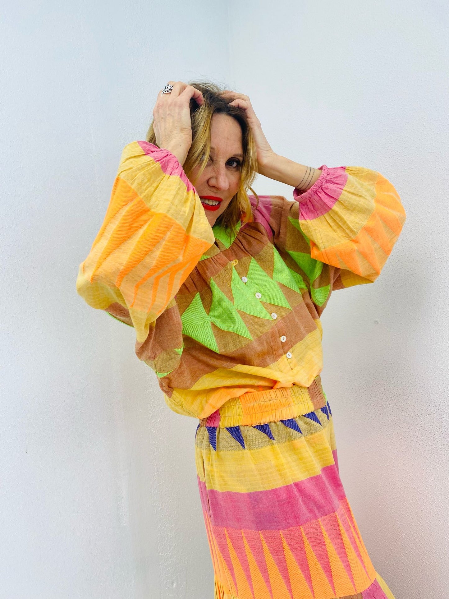 SOLARA | Saia Maxi colorida