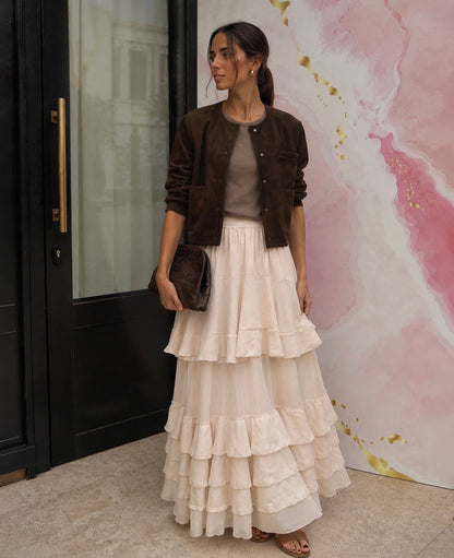 SAVANNAH RUFFLE SKIRT