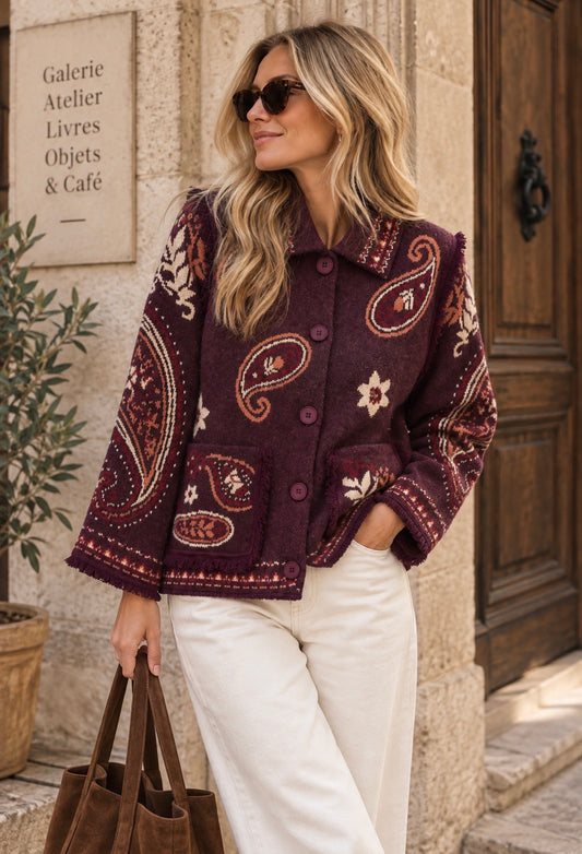 AMALFI PAISLEY JACKET