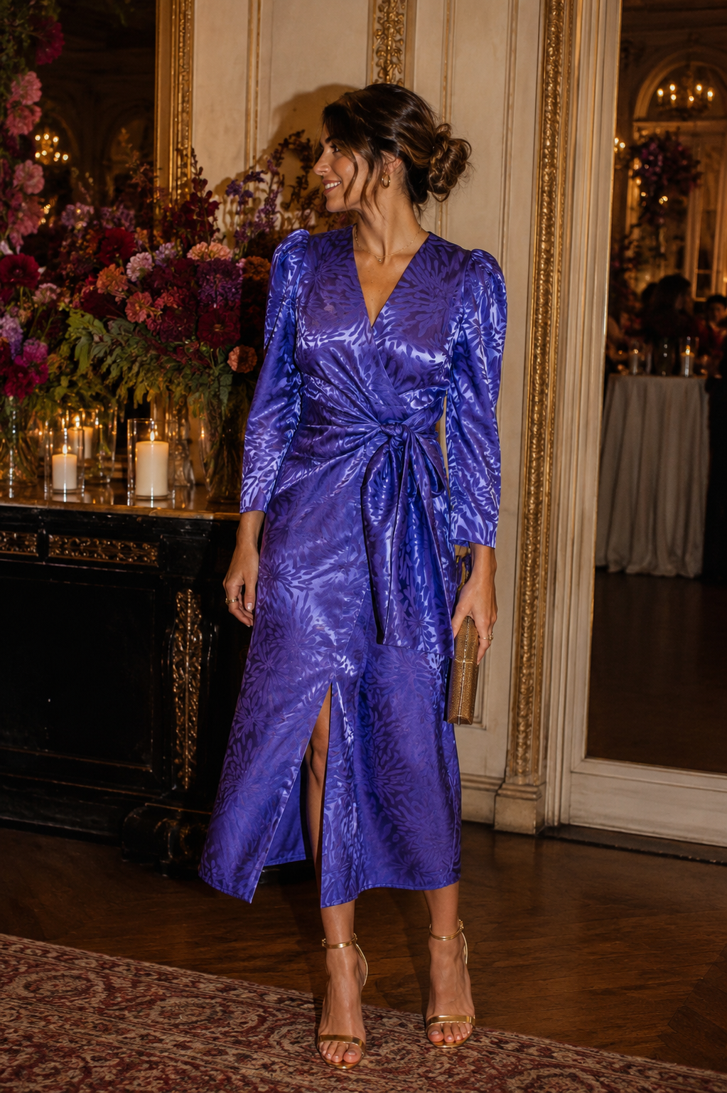 REBECA | Printed midi dress