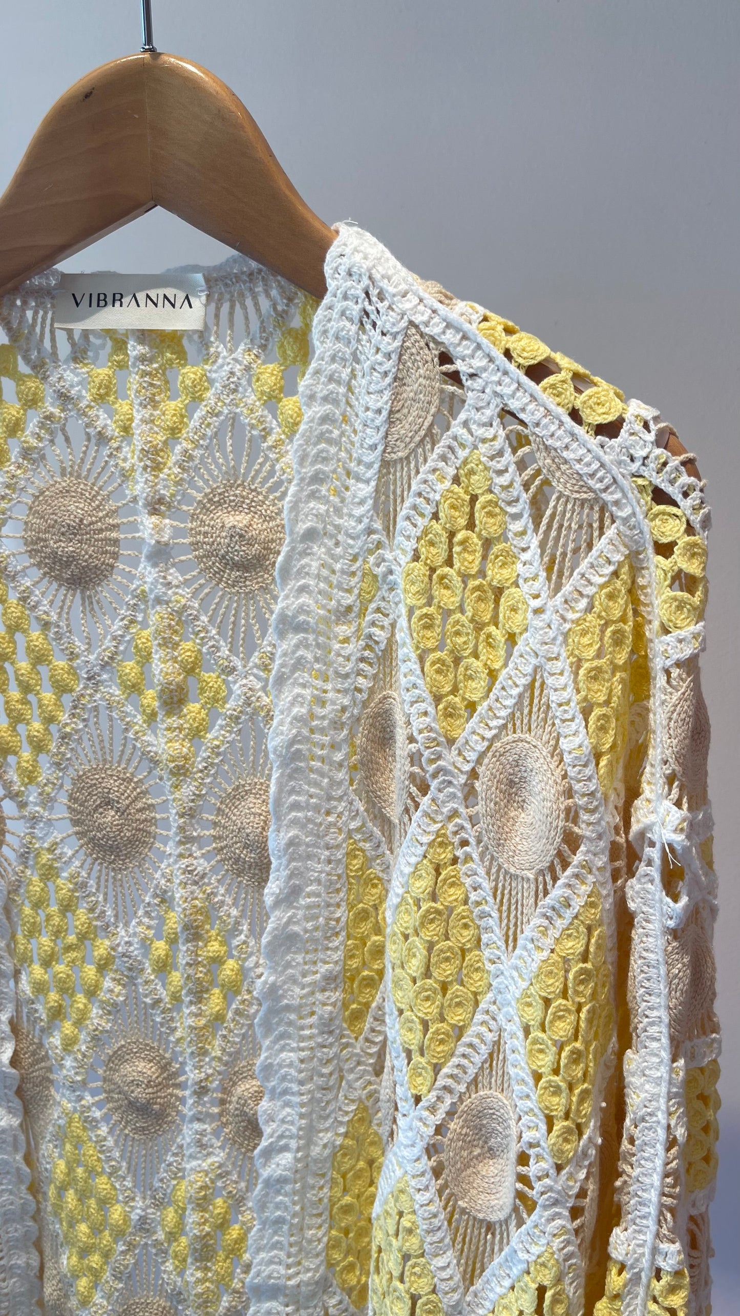 SUNFLOWER | Casaco em crochet colorido