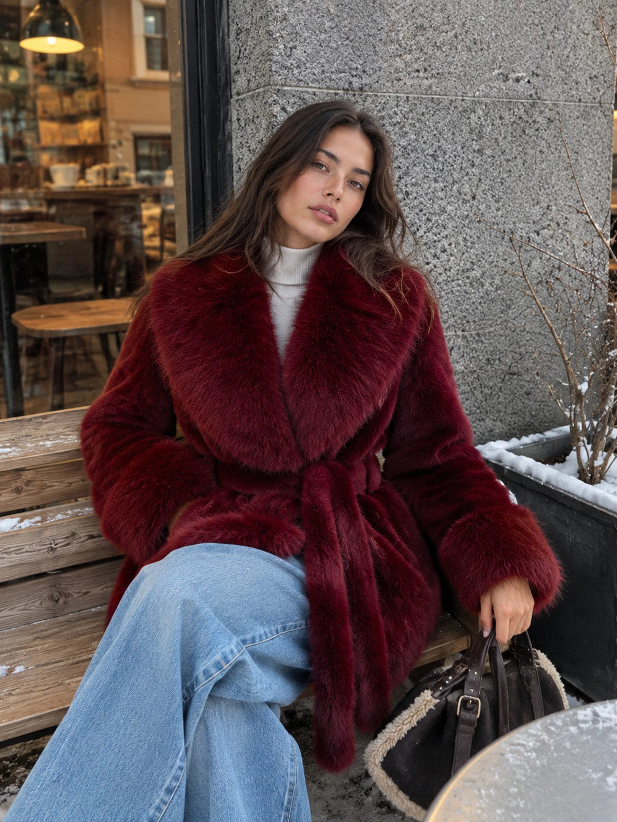 VELVET FAUX FUR