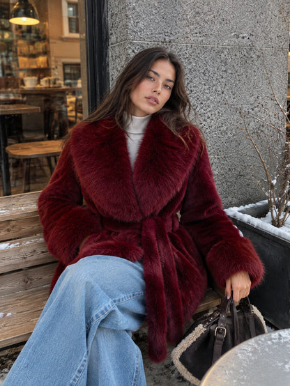 VELVET FAUX FUR