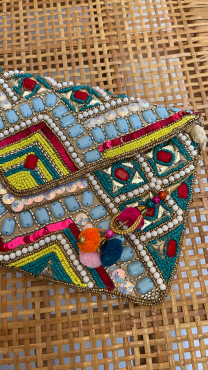 INDIA | Clutch with stones