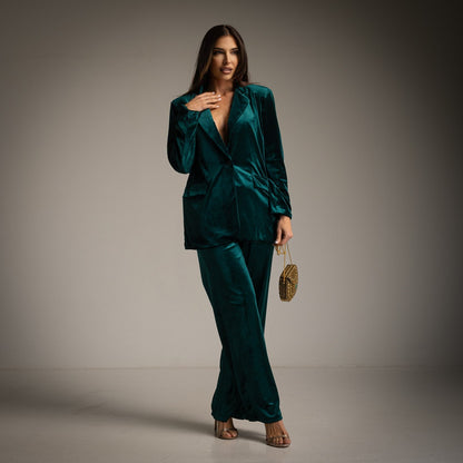 TANGO | Blazer veludo com botão