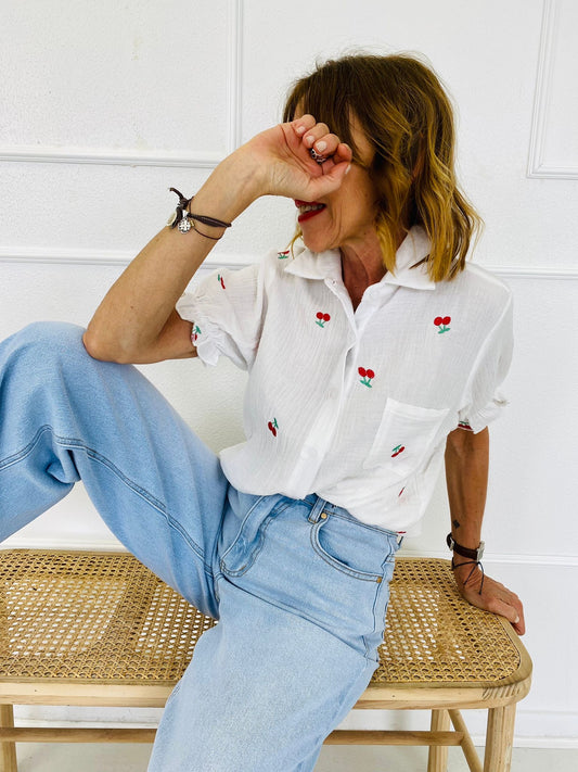 CHERRIES | Cotton shirt