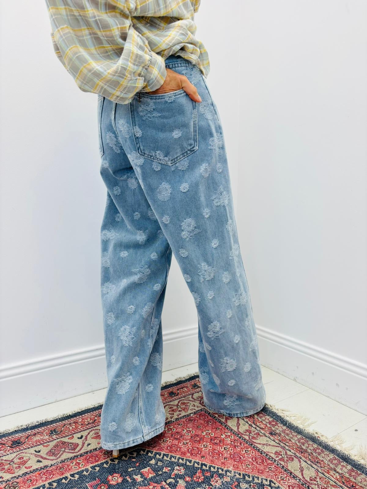SKY BLOOM JEANS