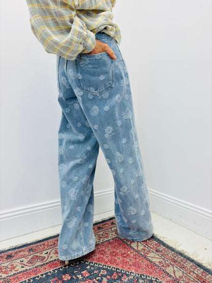 SKY BLOOM JEANS