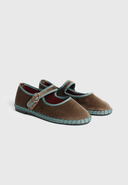 MARGOT VELVET FLATS