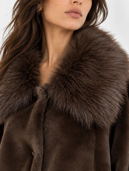MONROE FAUX FUR COAT