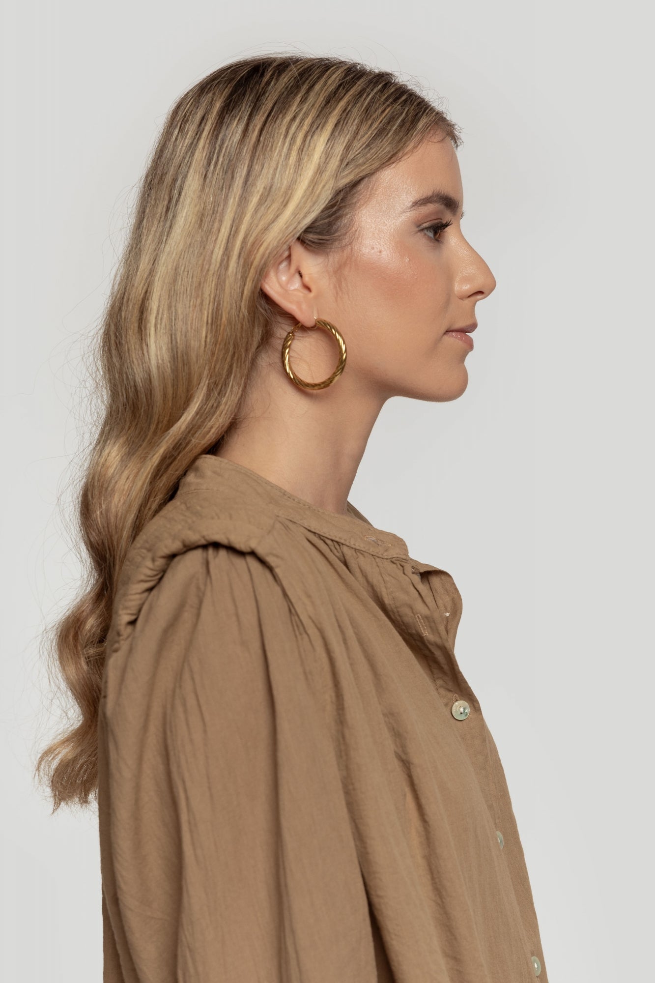 ADELE | Shirt with shoulder pads