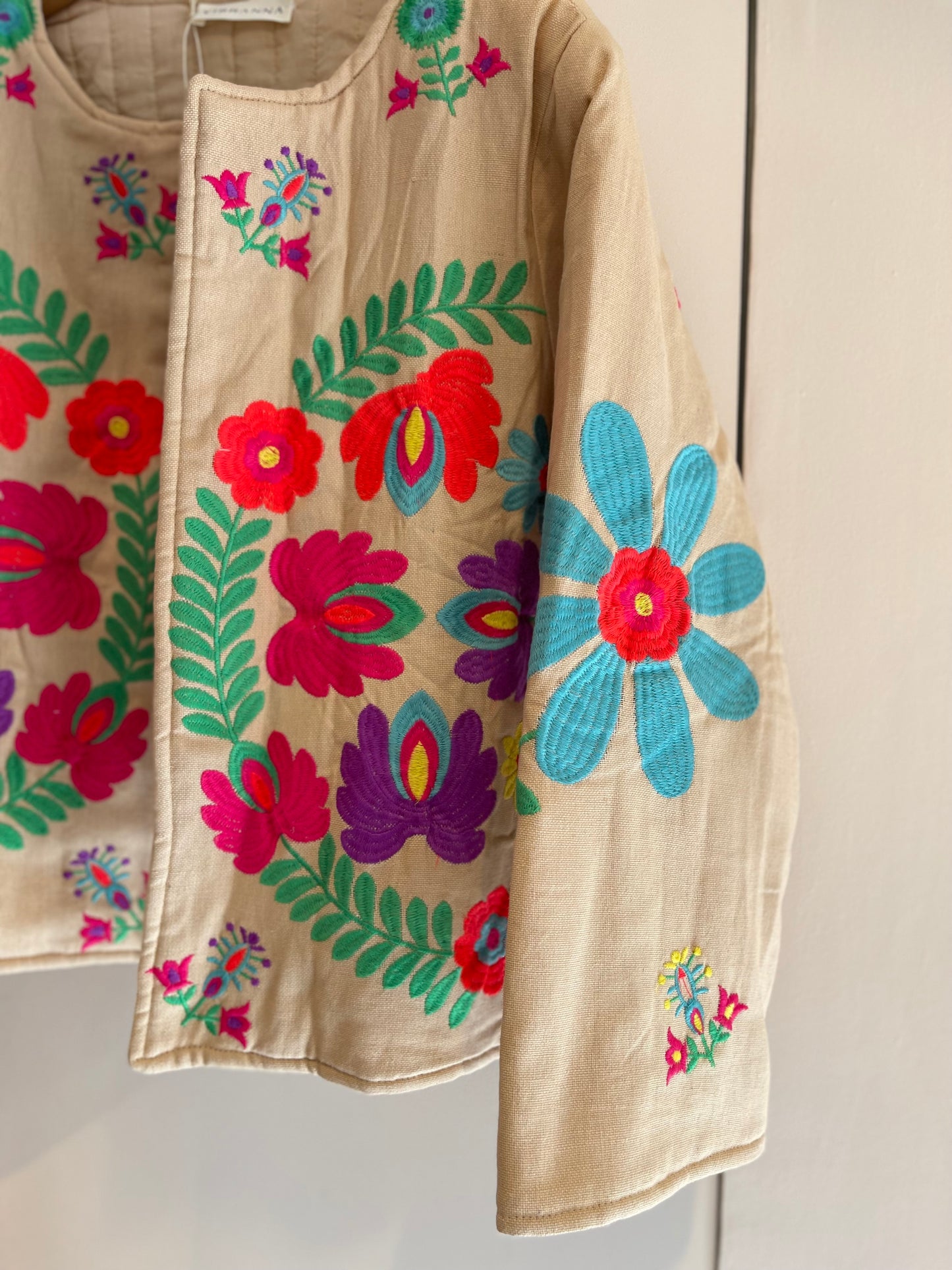 BOTICCELLI | Casaco com flores bordadas