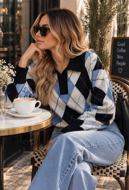 ARGYLE BLUE