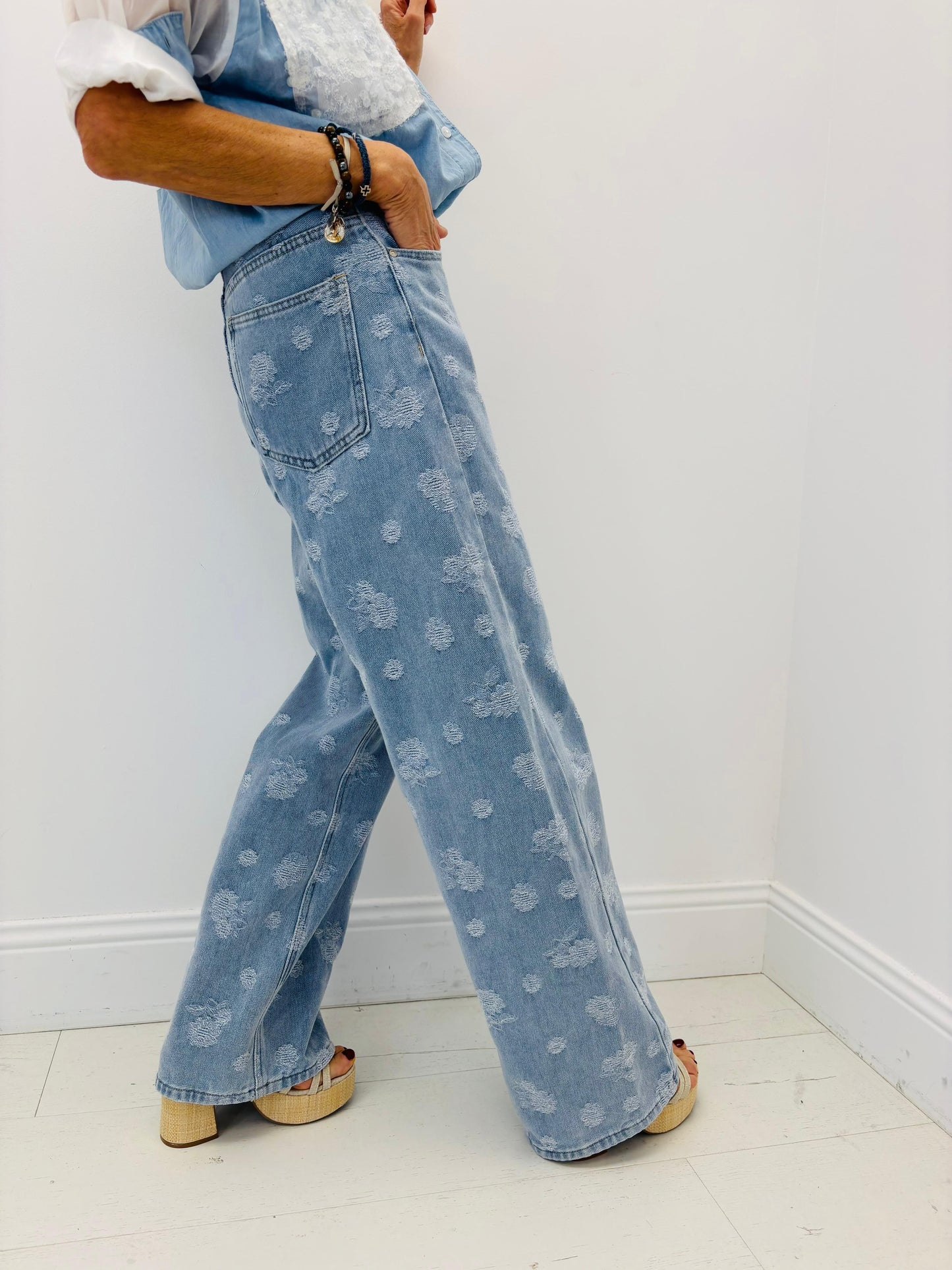 SKY BLOOM JEANS