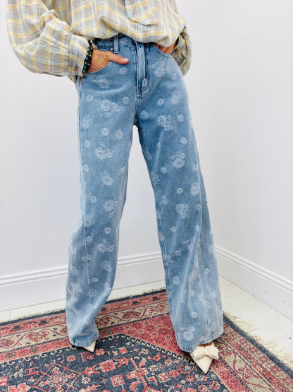 SKY BLOOM JEANS