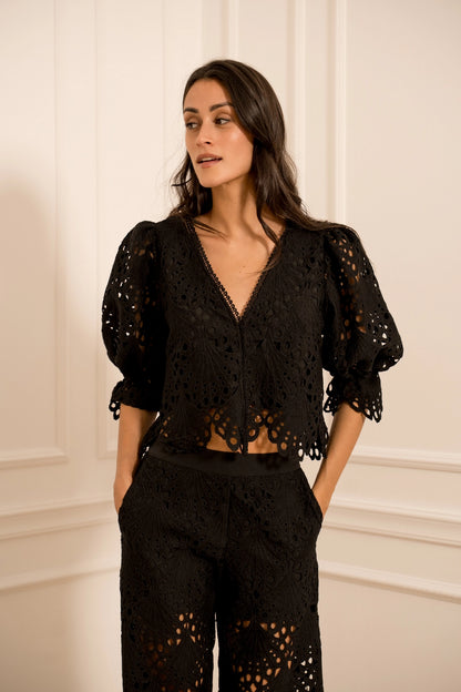 SELENA LACE BLOUSE