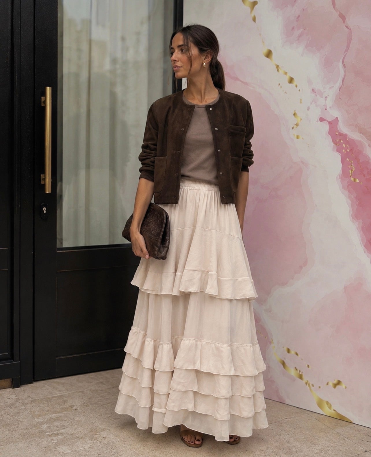 SAVANNAH RUFFLE SKIRT