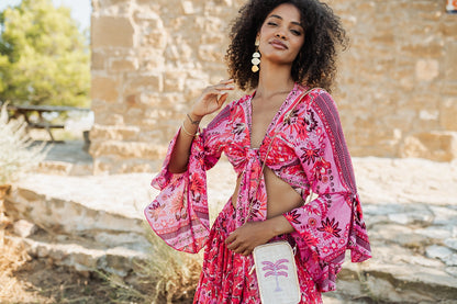 CROSSBODY PALMS - PINK