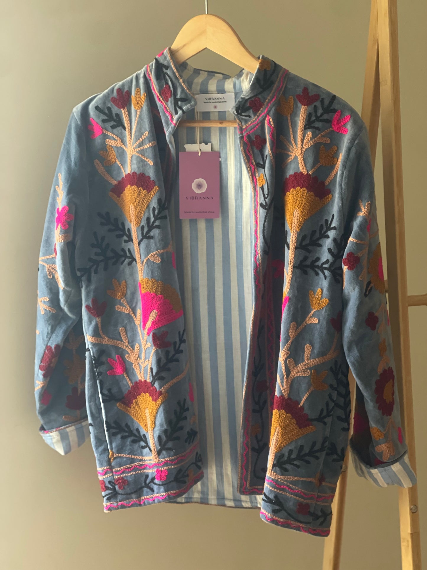 BLOOMING SKY EMBROIDERED JACKET