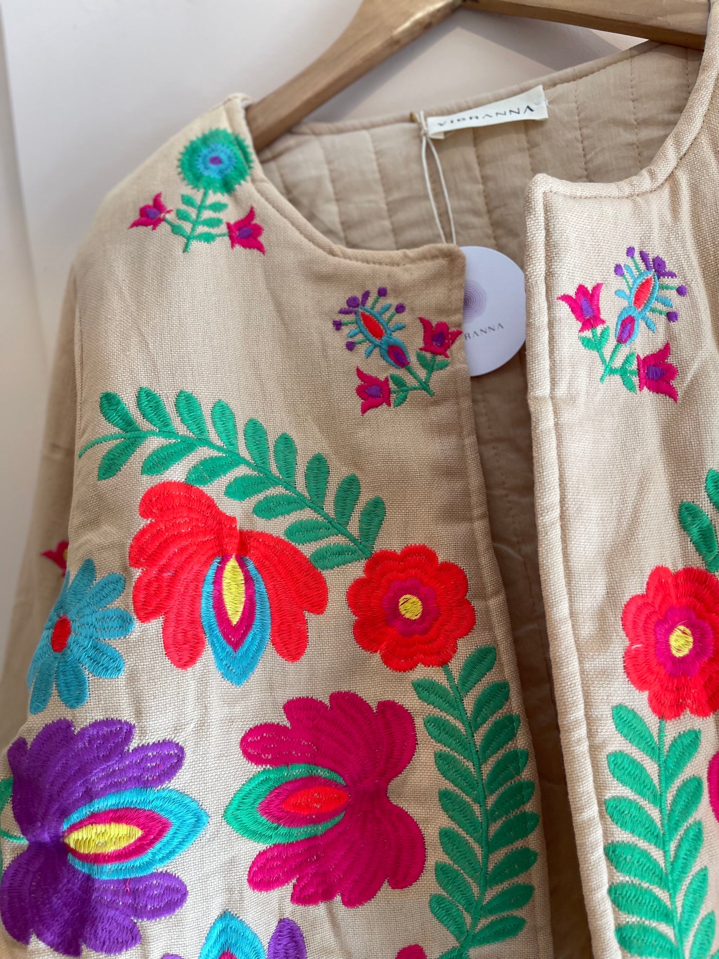 BOTICCELLI | Casaco com flores bordadas