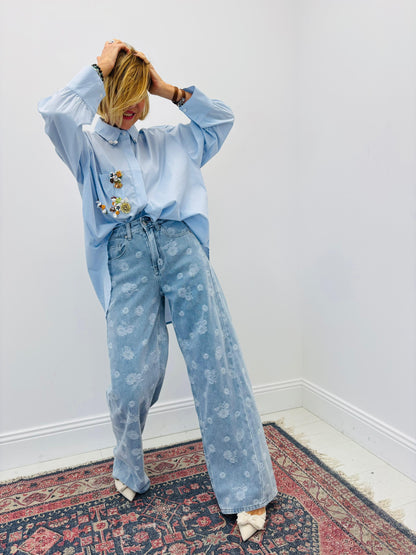 SKY BLOOM JEANS