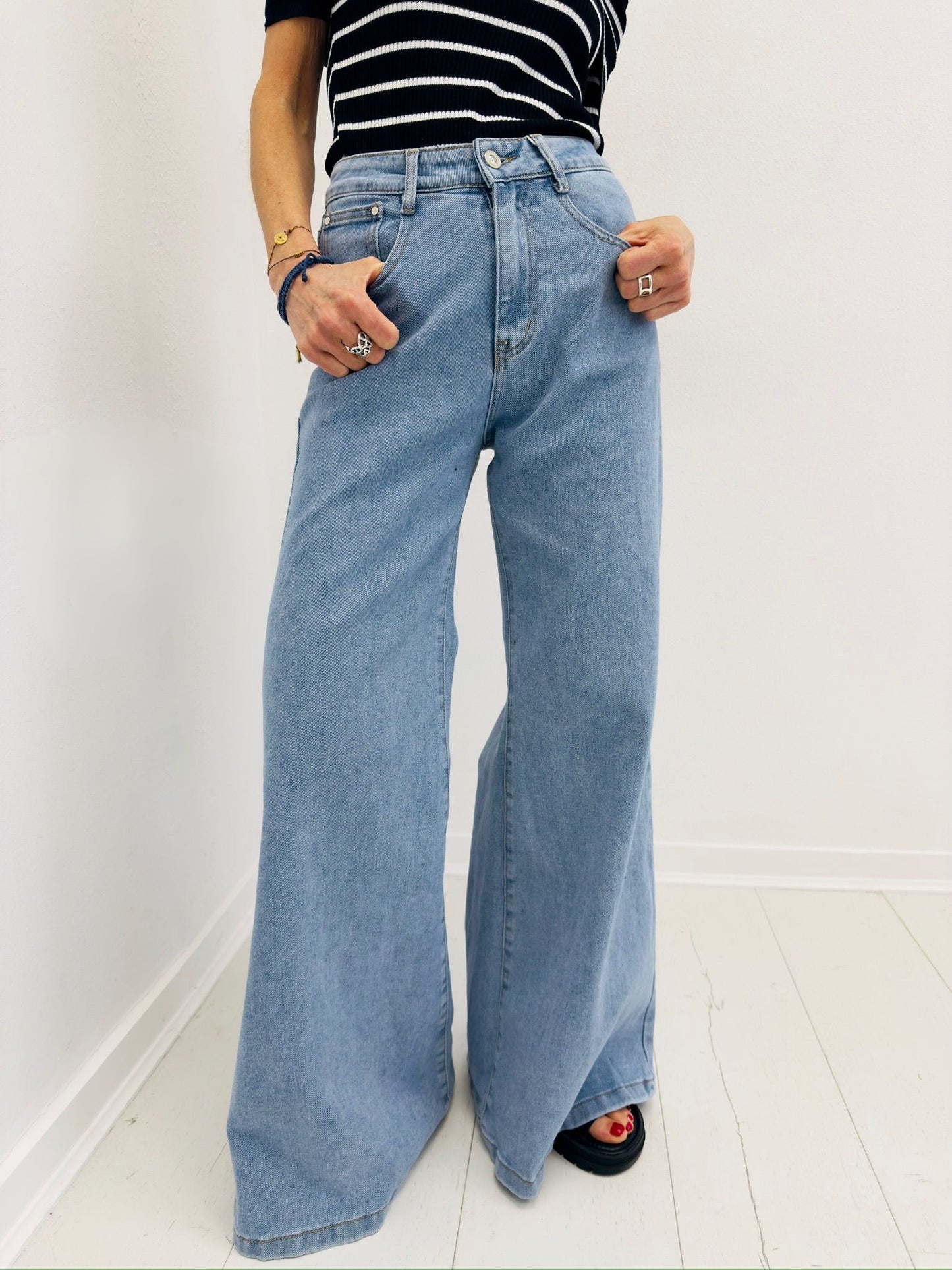 GISELLE| Jeans wide leg
