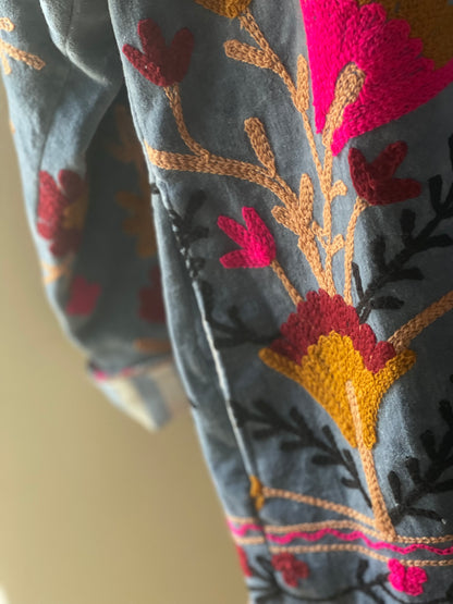 BLOOMING SKY EMBROIDERED JACKET