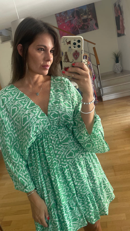 MÉXICO | Vestido corto estampado