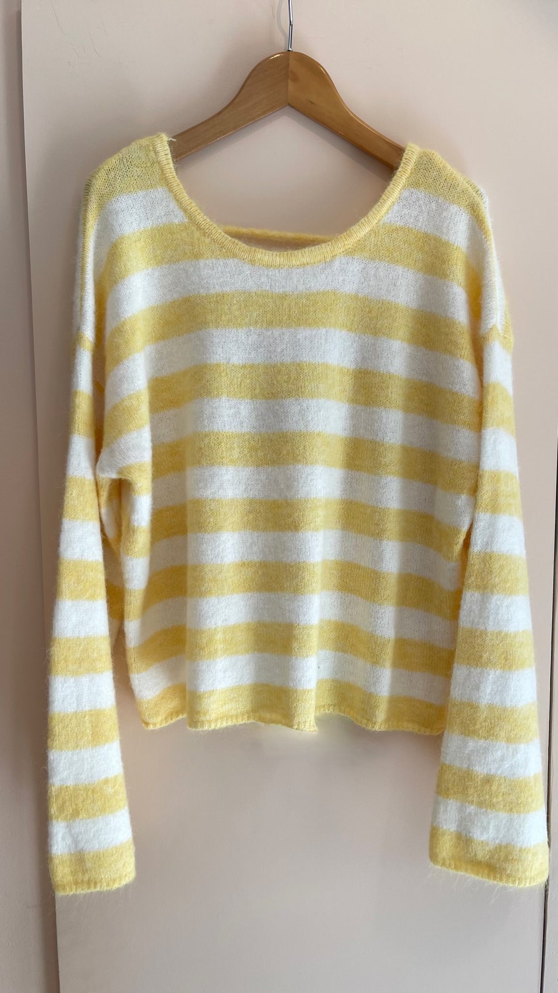 RAYAS | Striped knit open back