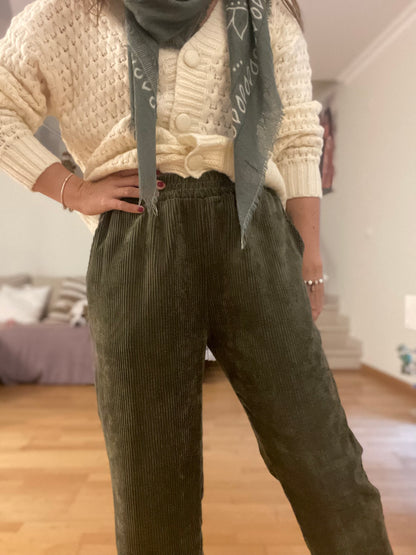 DOREY | Corduroy jogger pants
