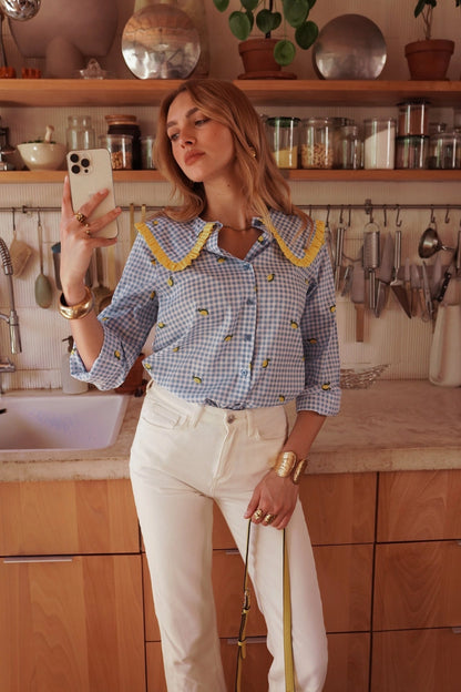 LEMON SKY BLOUSE