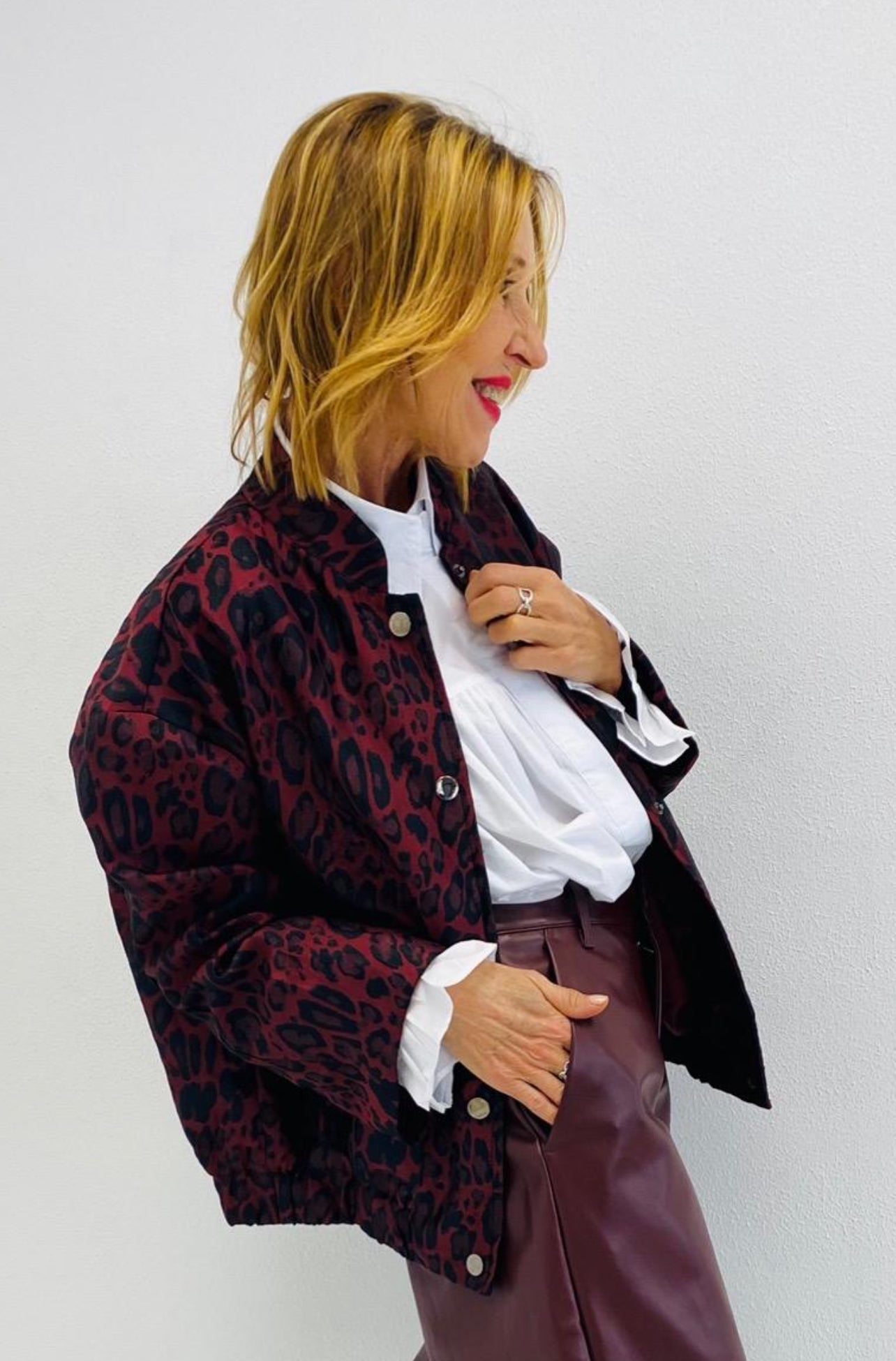 RILEY | Bomber animal print