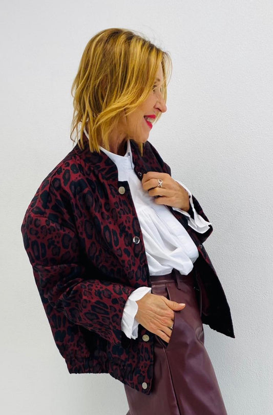 RILEY | Bomber animal print