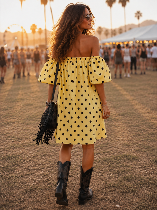 ROSIE DRESS BUTTER YELLOW