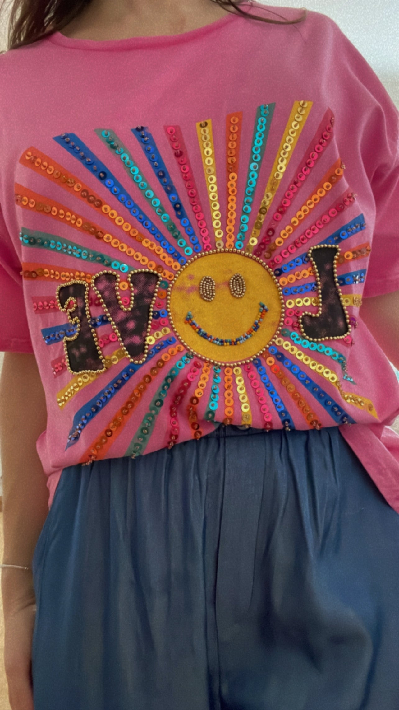 LOVE SUN | T-shirt with appliqués