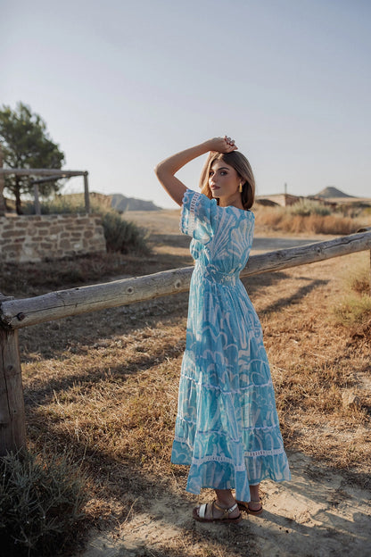 MARÉ BLU MAXI DRESS