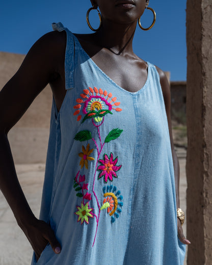 TULUM JUMPSUIT - LIGHT BLUE