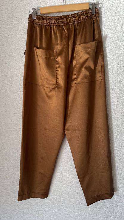 CHICAGO | Pantalones cargo de satén