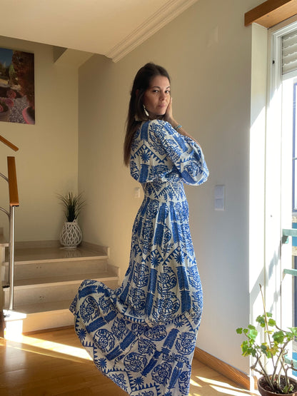 IBIZA | Vestido largo estampado