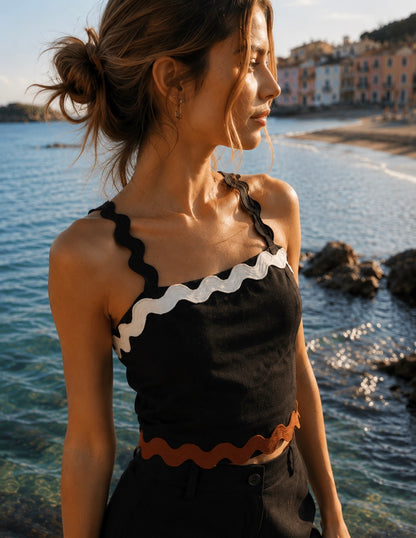ONDINA TOP - BLACK